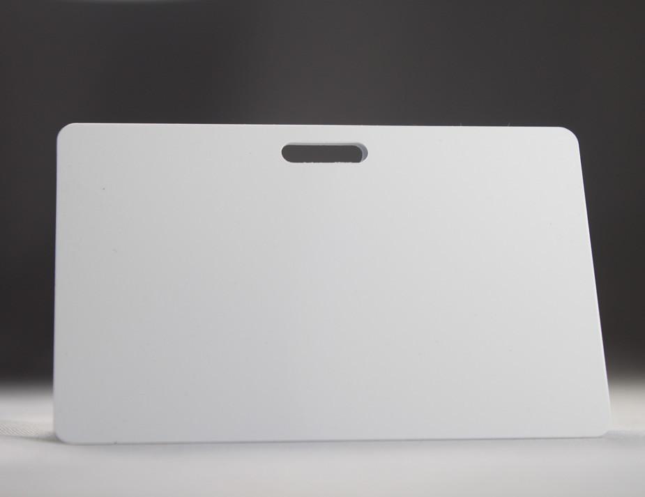White ID Card Blanks for Thermal Printers (Luggage Slot Long Side)