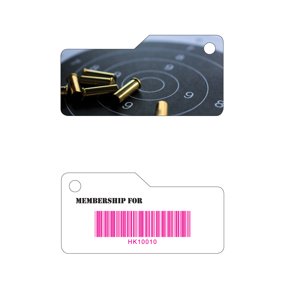 Gun Range Key Tag